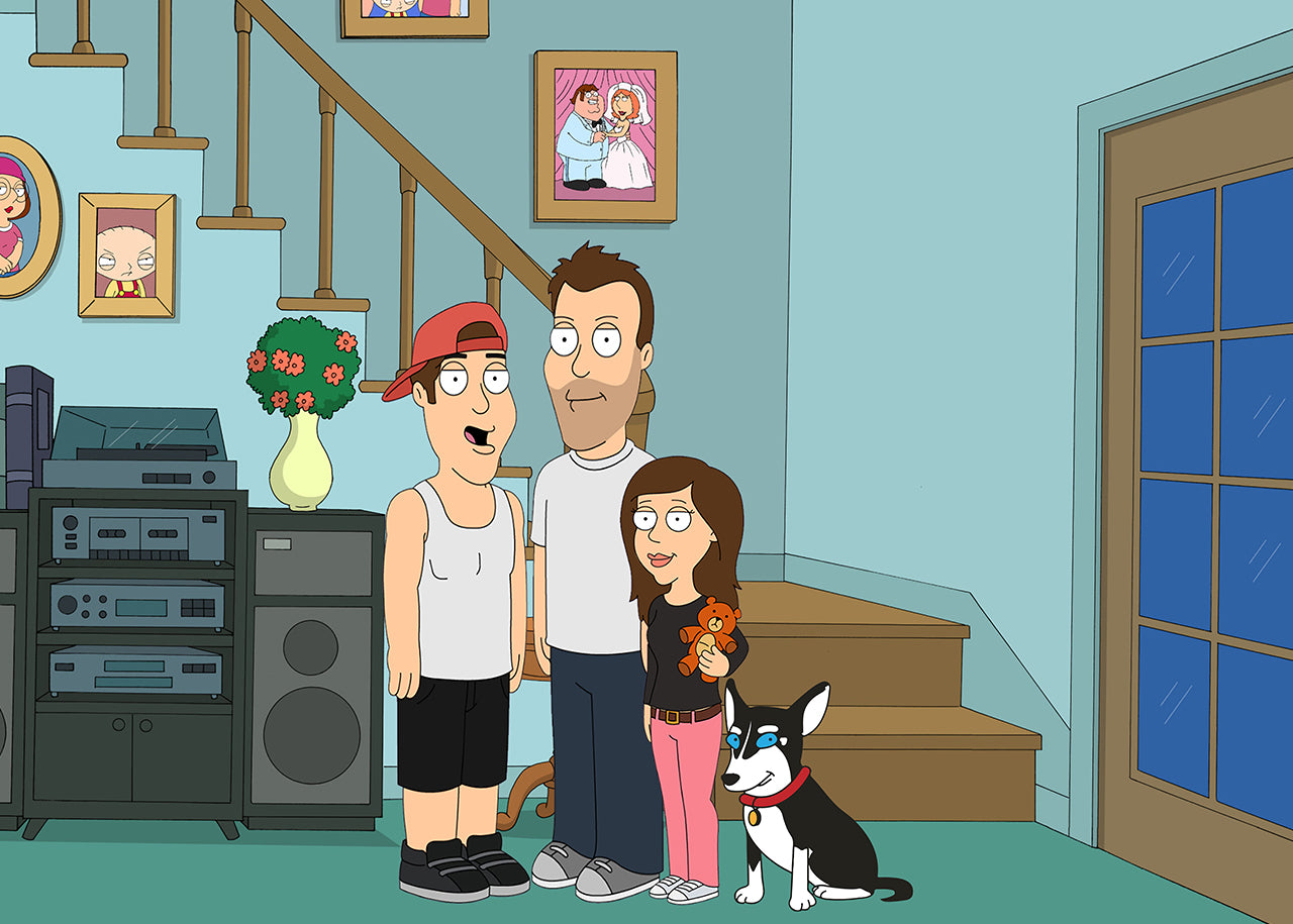 Personalized Just Like Family Guy Character Portrait - Just Like Bob Bob's Burgers