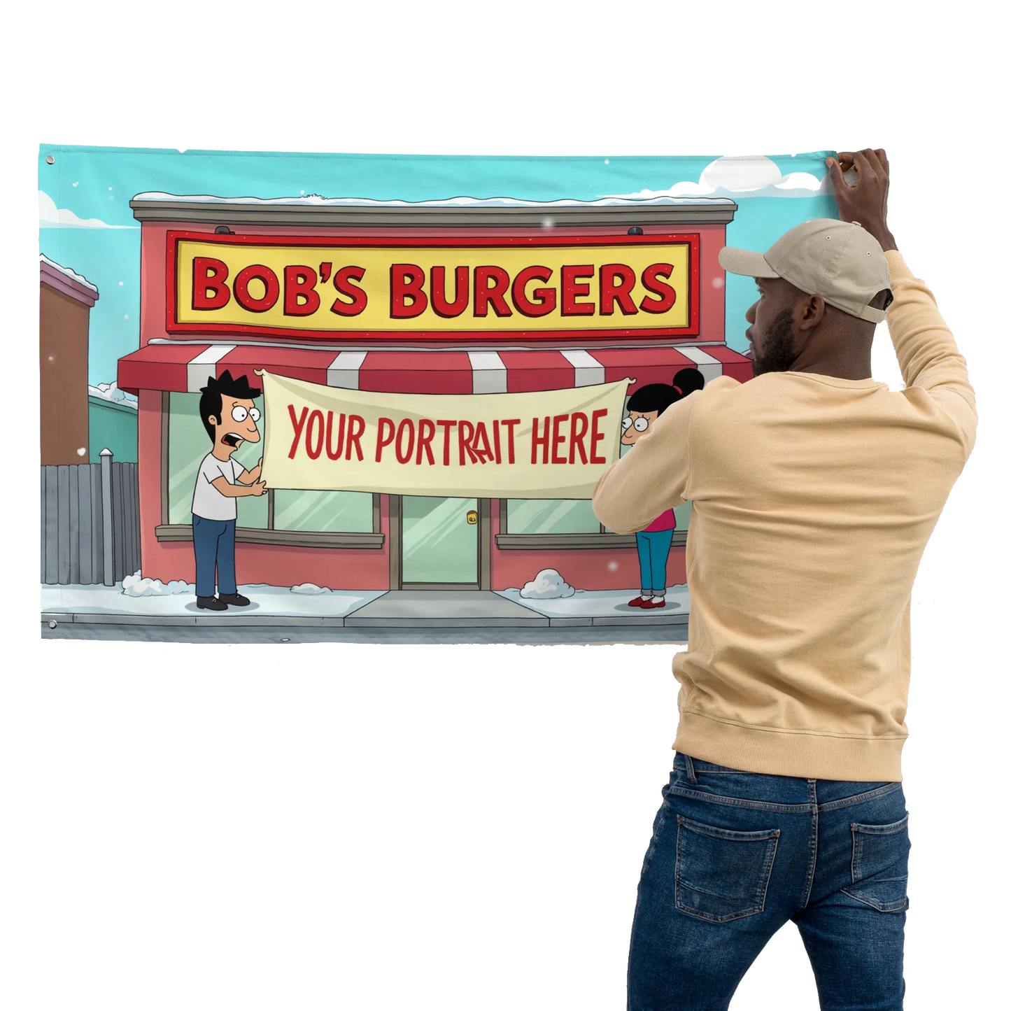 Personalized Flag - Just Like Bob Bob's Burgers