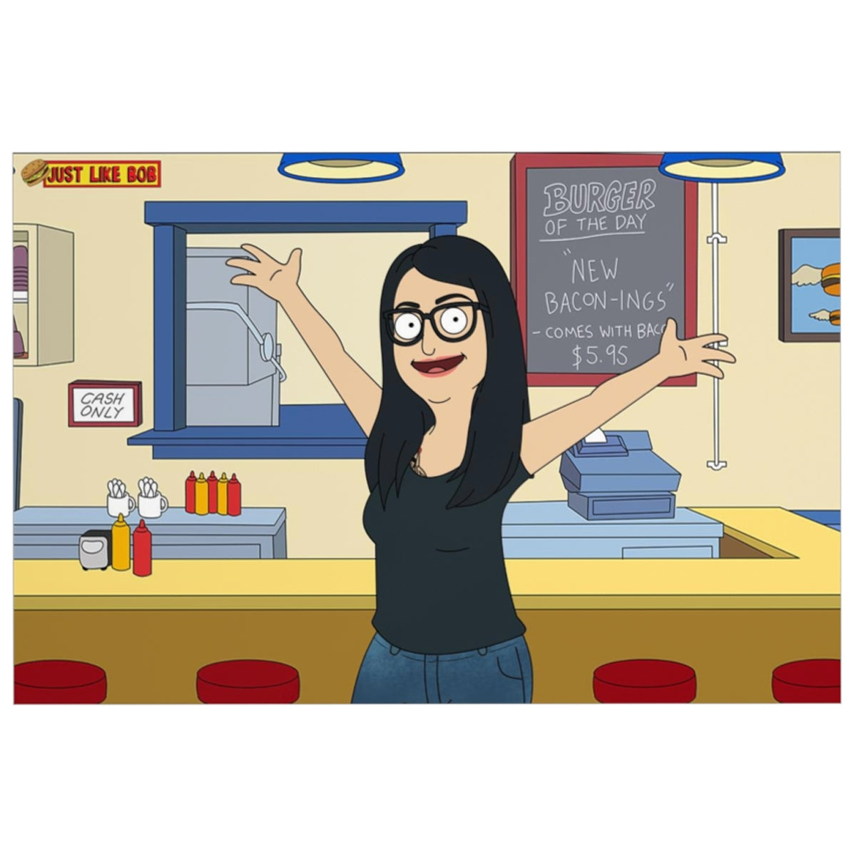 Personalized Premium Matte Poster - Just Like Bob Bob's Burgers