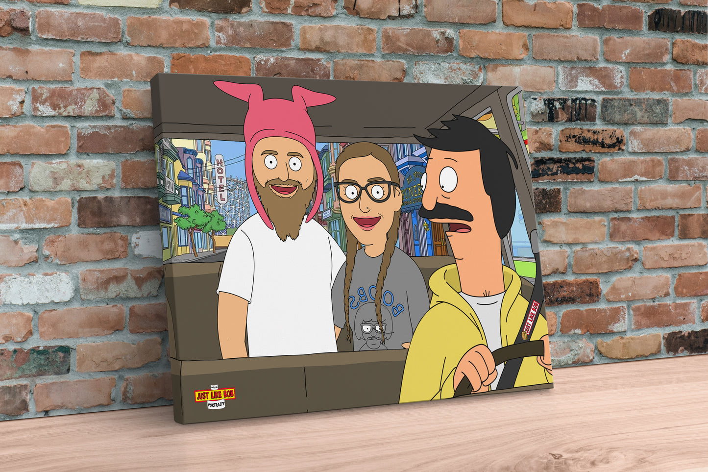 Personalized Just Like Bob Digital Character Portrait - Just Like Bob Bob's Burgers