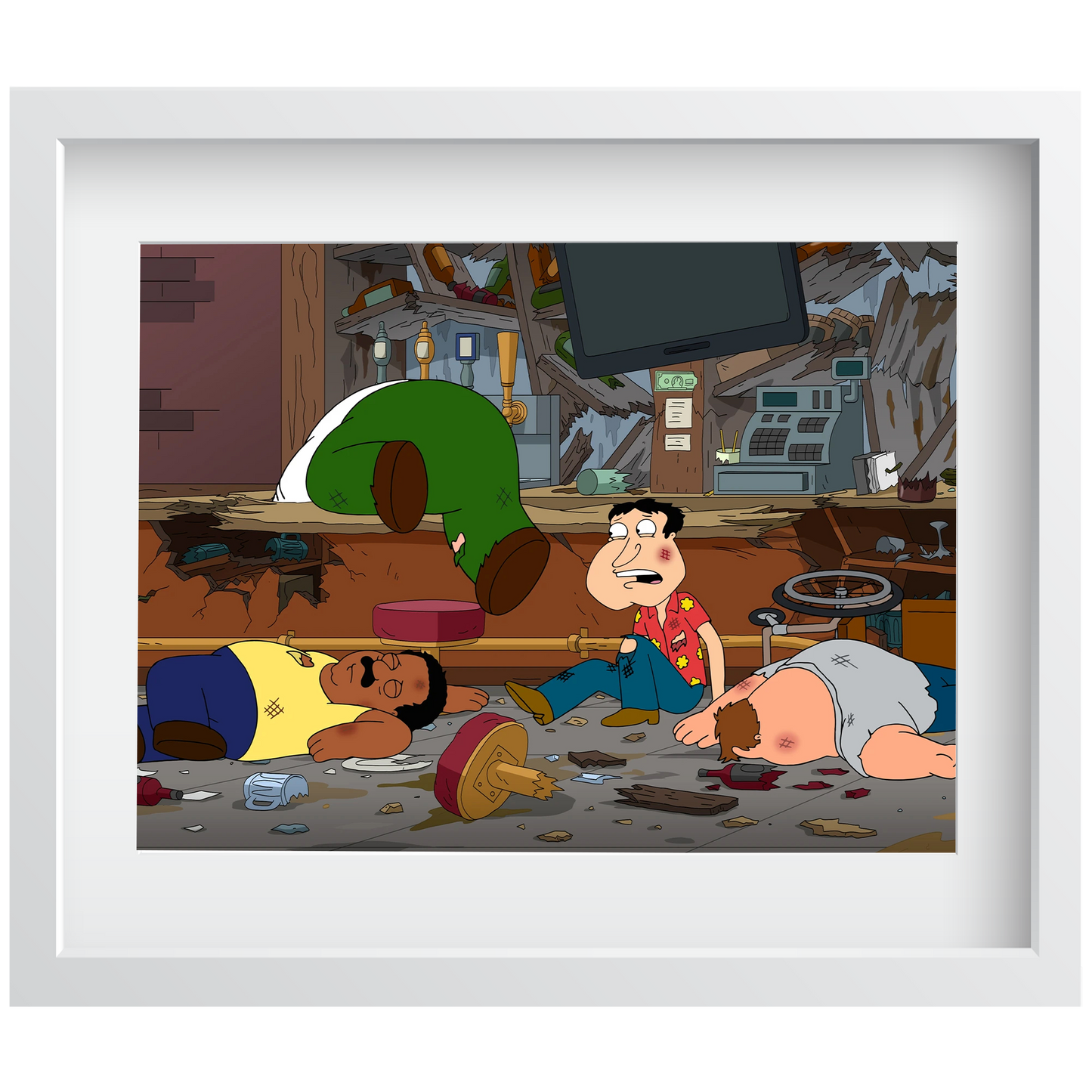 Personalized Just Like Family Guy Character Portrait - Just Like Bob Bob's Burgers