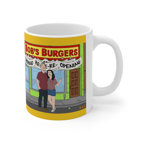 Personalized Ceramic Mug 11oz - Just Like Bob Bob's Burgers