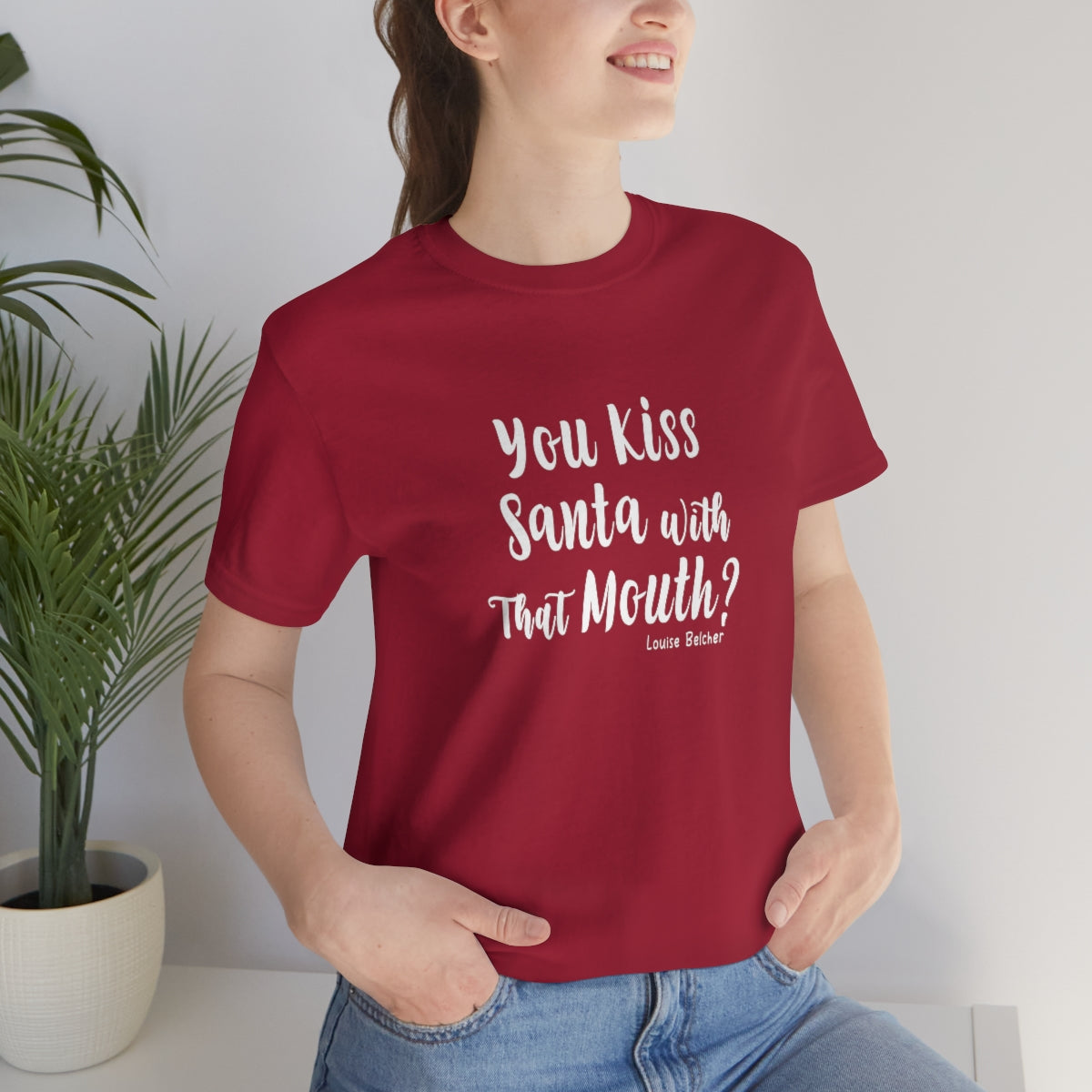 You Kiss Santa Jersey Short Sleeve Tee - Just Like Bob Bob's Burgers