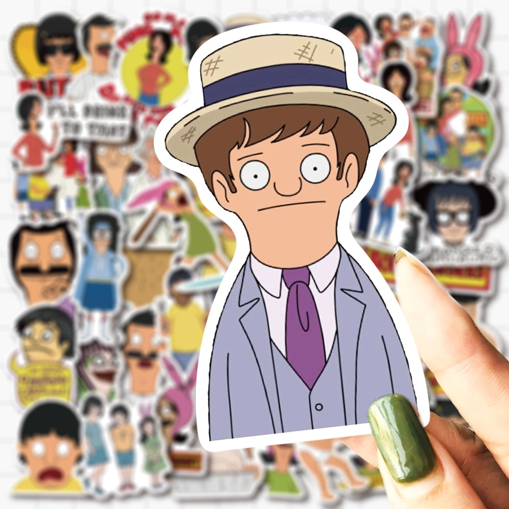 Ultimate Bob's Burgers Stickers Pack (50 pcs) - Just Like Bob Bob's Burgers