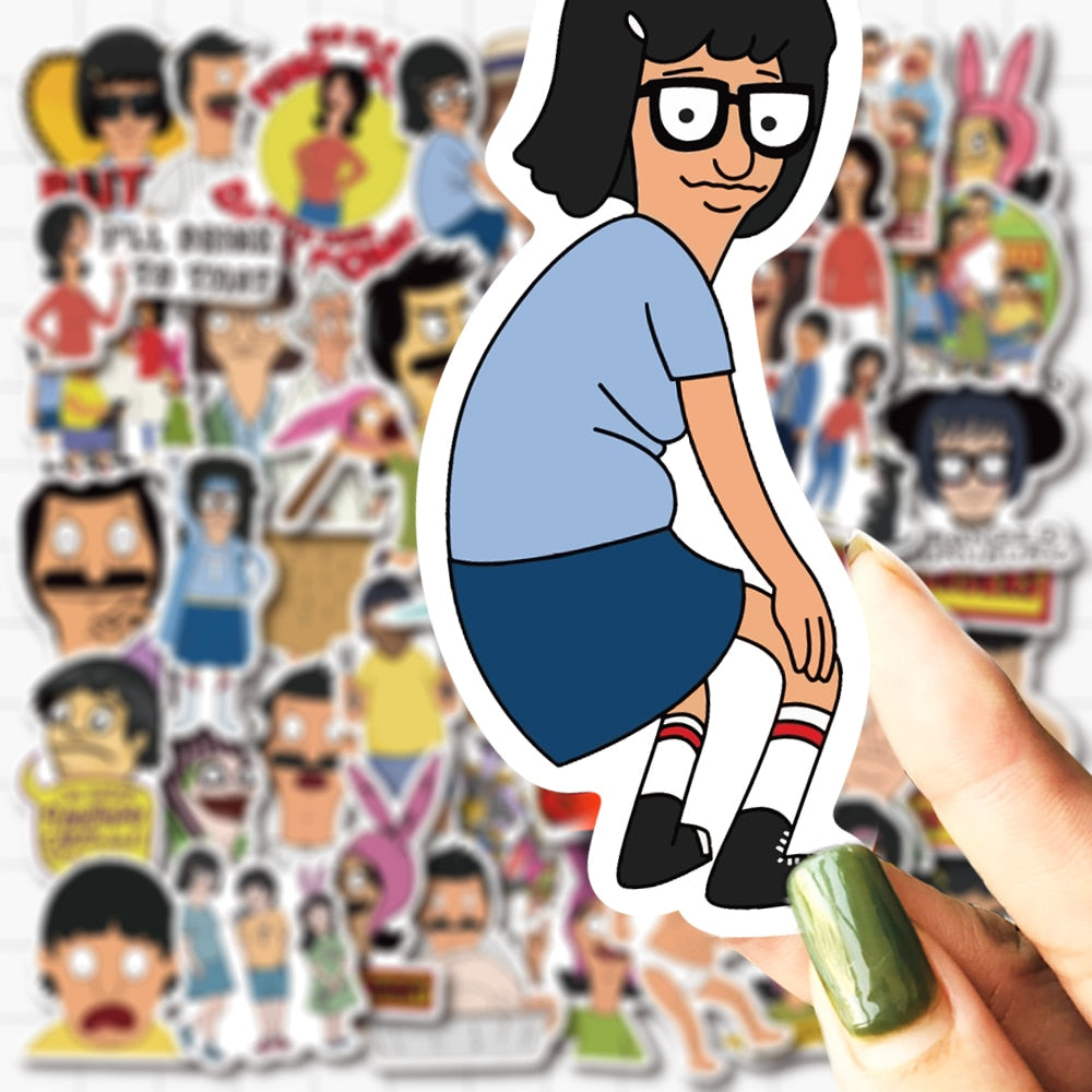 Ultimate Bob's Burgers Stickers Pack (50 pcs) - Just Like Bob Bob's Burgers