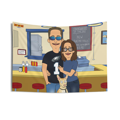 Personalized Indoor Wall Tapestries - Just Like Bob Bob's Burgers