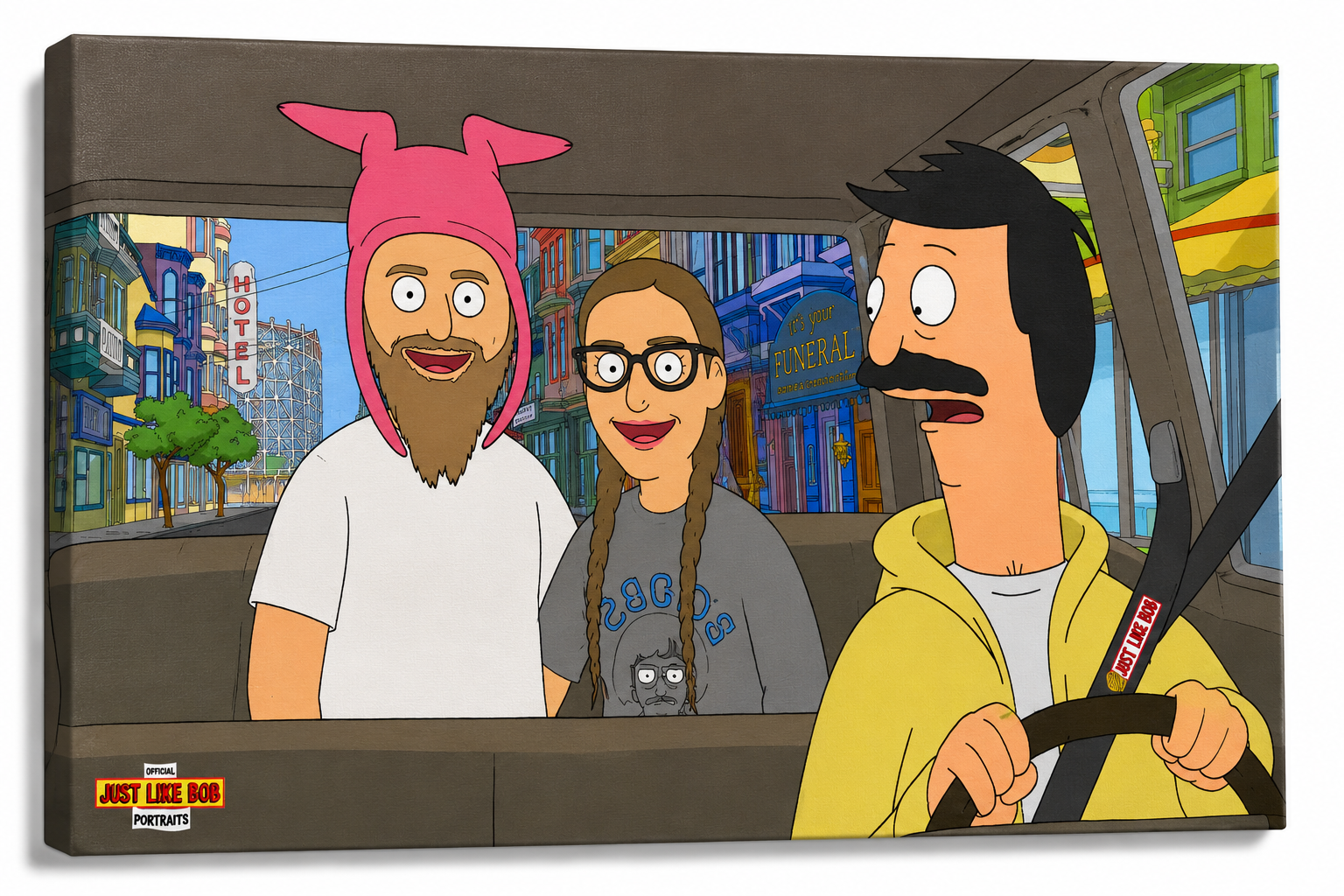 Personalized Just Like Bob Character Portrait - Just Like Bob Bob's Burgers