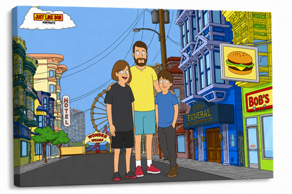 Personalized Just Like Bob Character Portrait - Just Like Bob Bob's Burgers