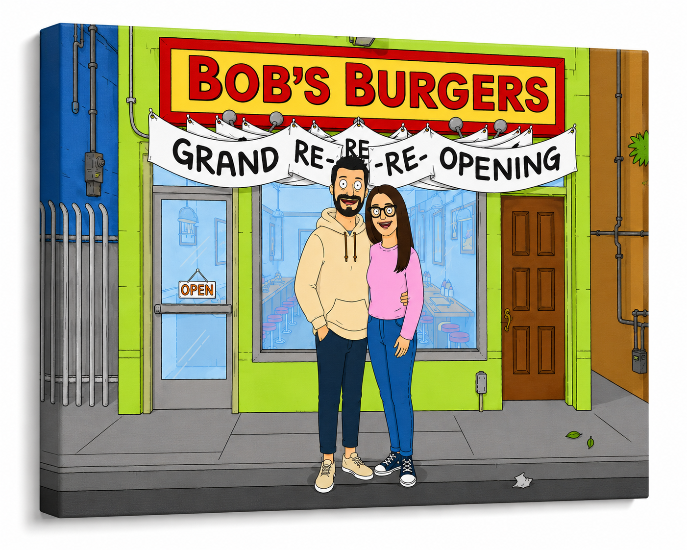 Personalized Just Like Bob Character Portrait - Just Like Bob Bob's Burgers