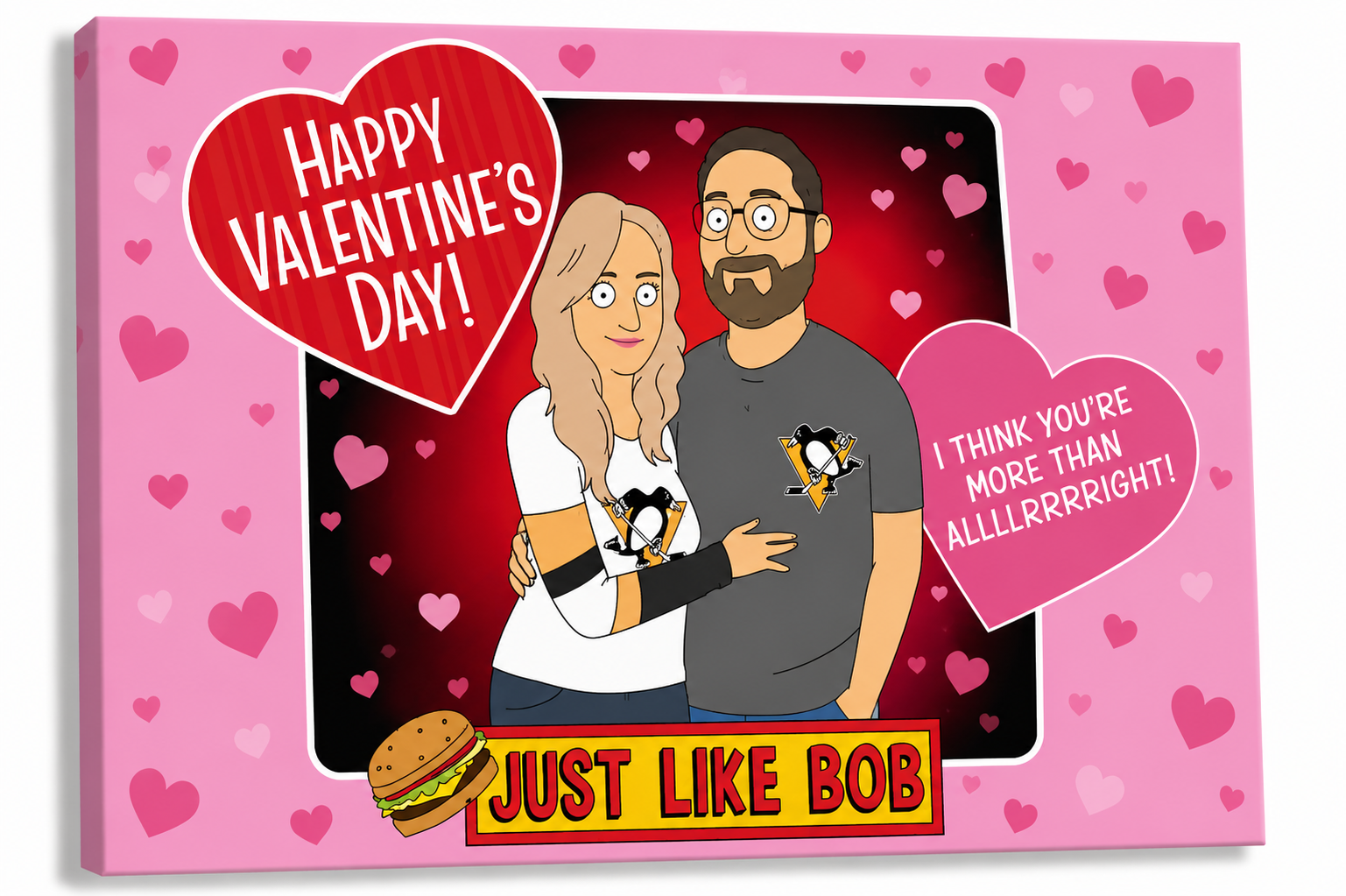 Personalized Just Like Bob Character Portrait - Just Like Bob Bob's Burgers