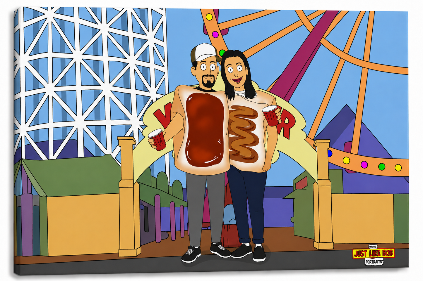 Personalized Just Like Bob Character Portrait - Just Like Bob Bob's Burgers
