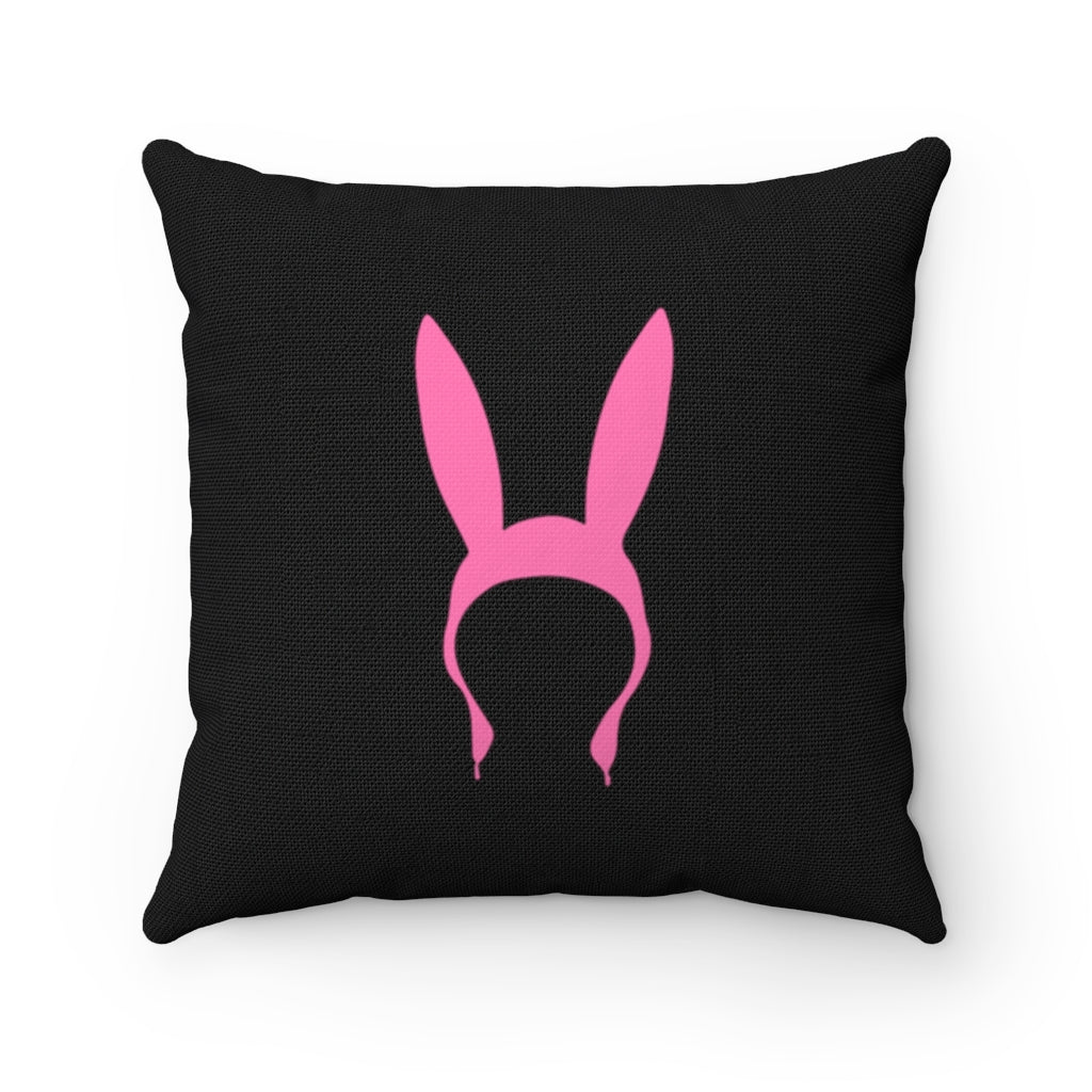 Soulless Bunny Ears Square Pillow - Bob's Burgers - Just Like Bob Bob's Burgers