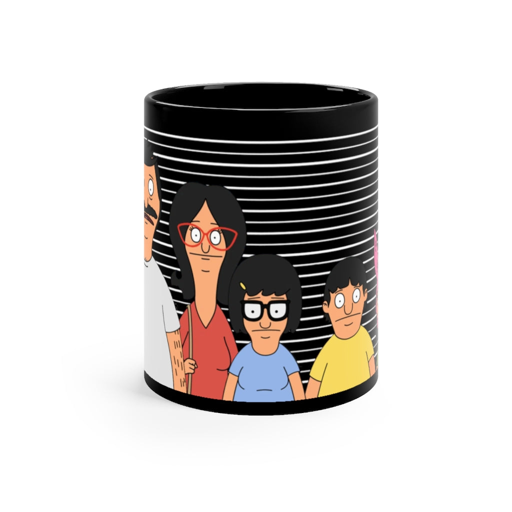 Mugshot Black 11oz Mug - Bob's Burgers - Just Like Bob Bob's Burgers