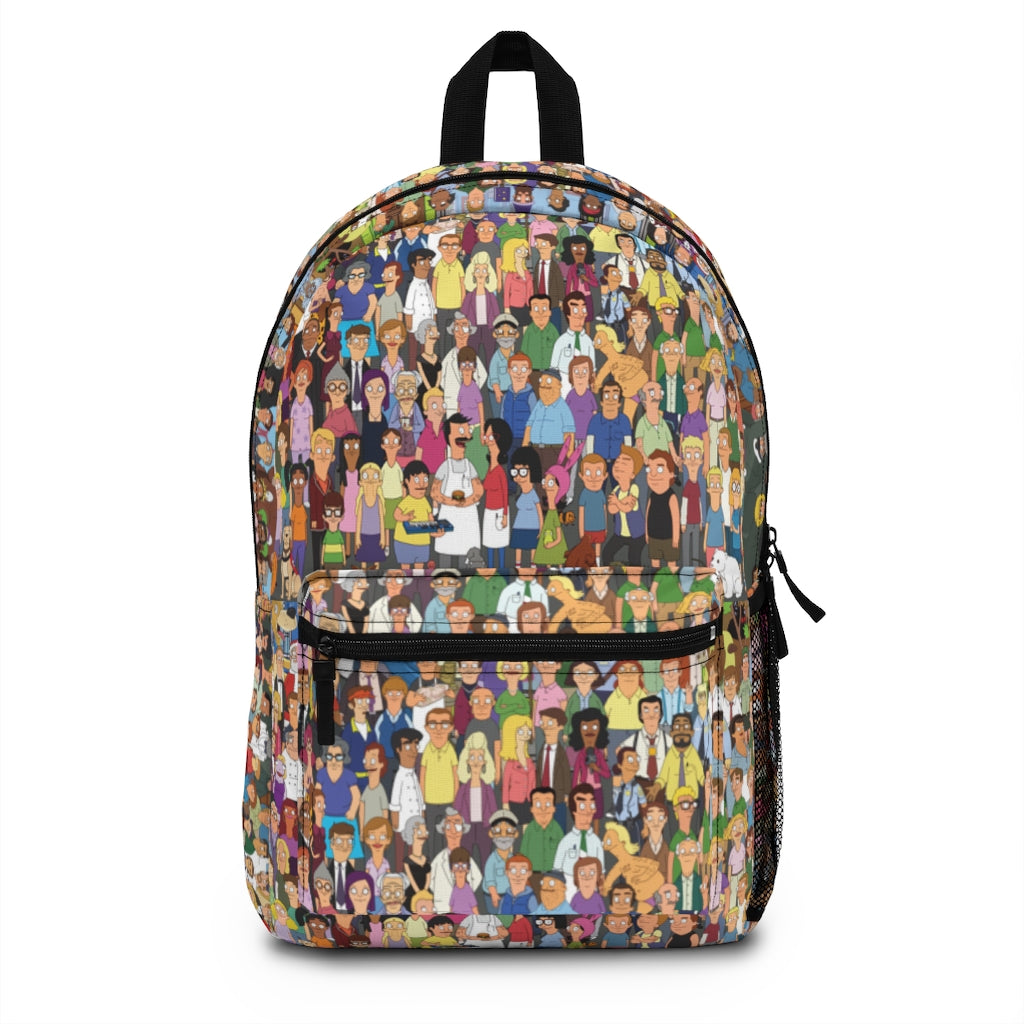 All Bob's Burgers Backpack - Bob's Burgers - Just Like Bob Bob's Burgers