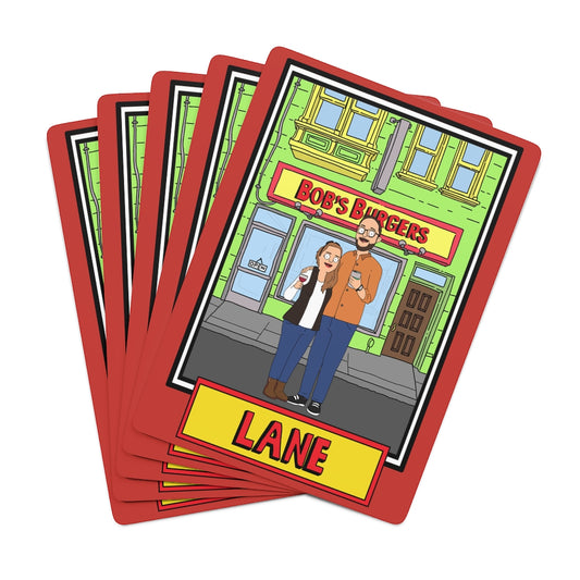 Personalized Poker Playing Cards - Just Like Bob Bob's Burgers