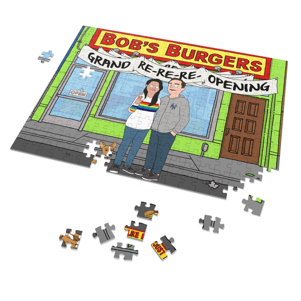 Personalized 252 Piece Puzzle - Just Like Bob Bob's Burgers