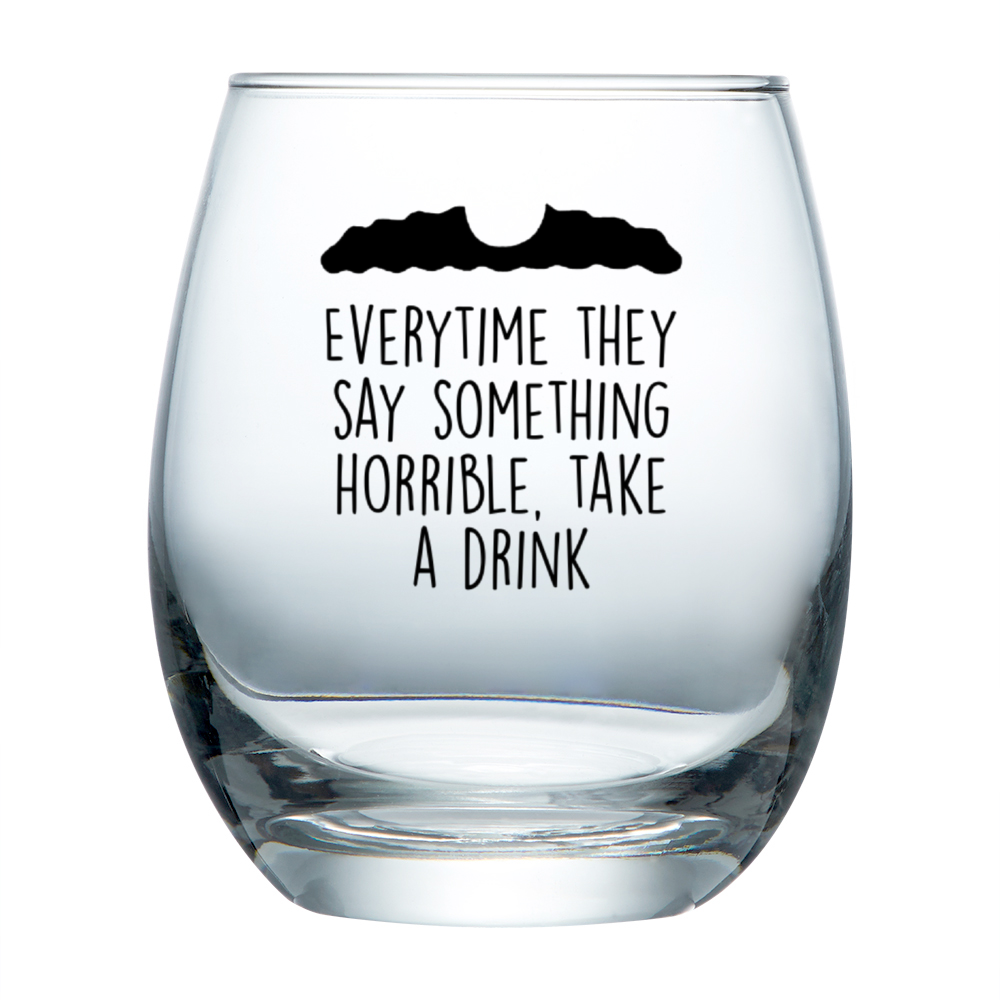 Stemless Wine Glass - Take a Drink - 11oz - Just Like Bob Bob's Burgers