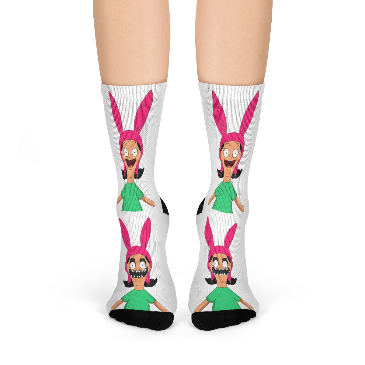 Louise Alter Ego Crew Socks - Just Like Bob Bob's Burgers