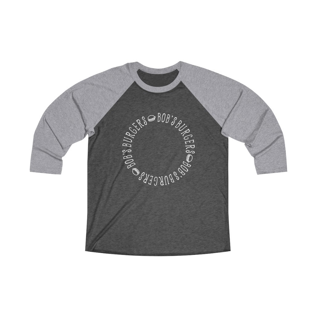 Bob's Burgers Circle Raglan Tee - Just Like Bob Bob's Burgers