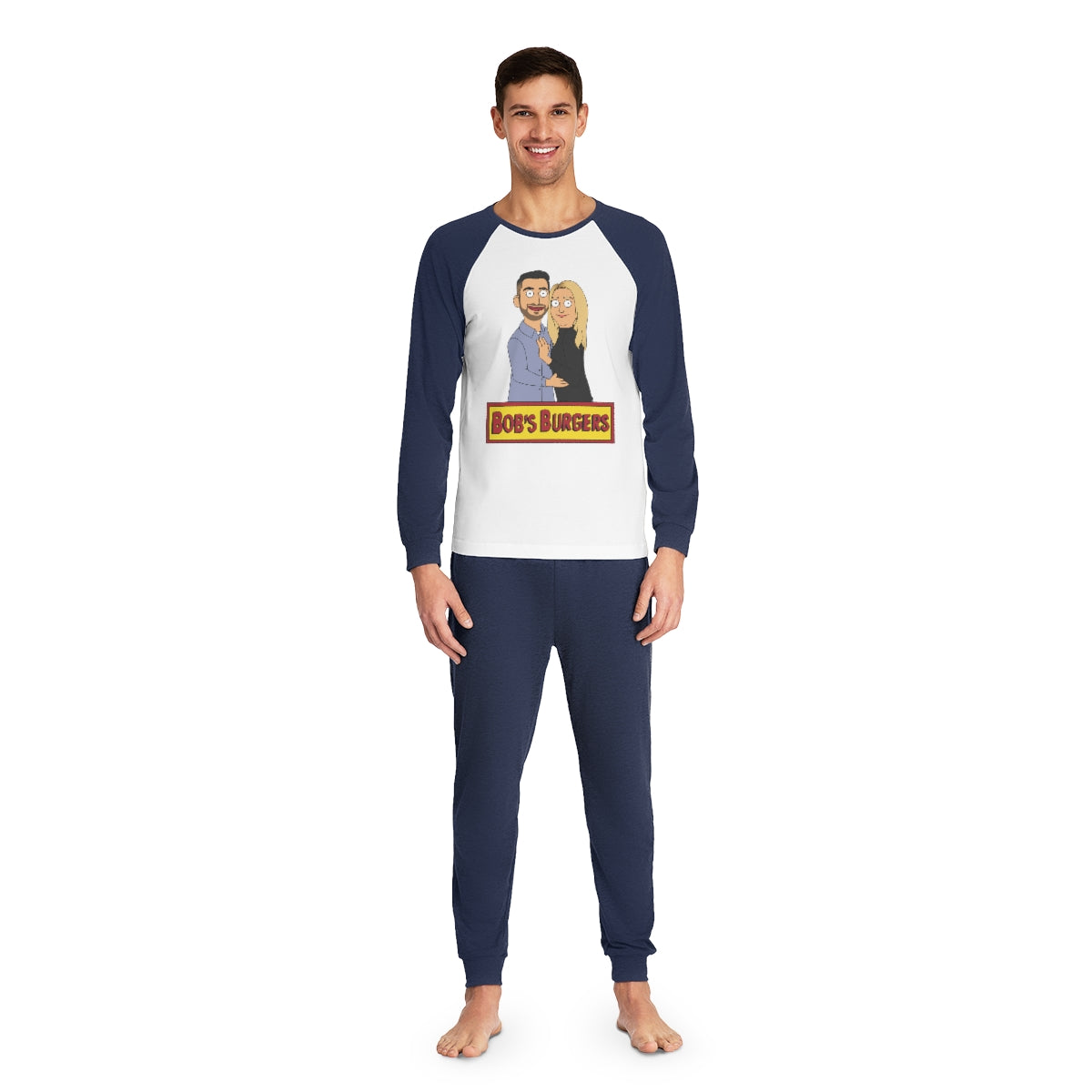 Personailzed Men's Pajama Set - Just Like Bob Bob's Burgers