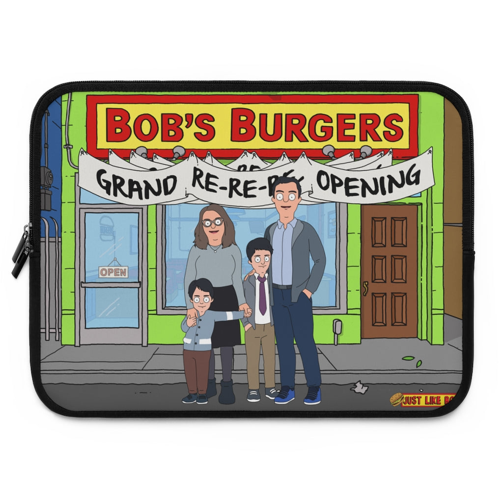 Personalized Laptop Sleeve - Just Like Bob Bob's Burgers