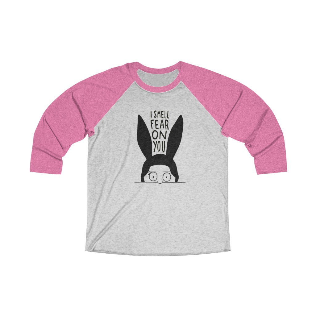 I Smell Fear Unisex Raglan Tee - Just Like Bob Bob's Burgers