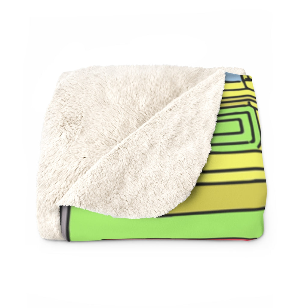 Personalized Sherpa Fleece Blanket - Just Like Bob Bob's Burgers