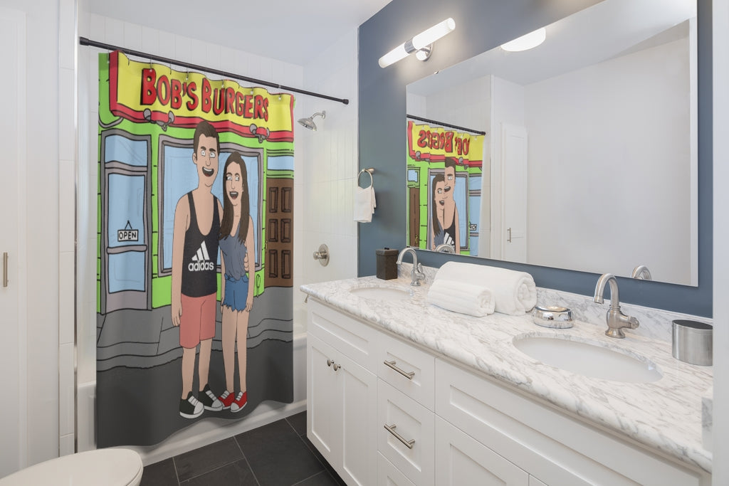 Personalized Shower Curtain - Just Like Bob Bob's Burgers
