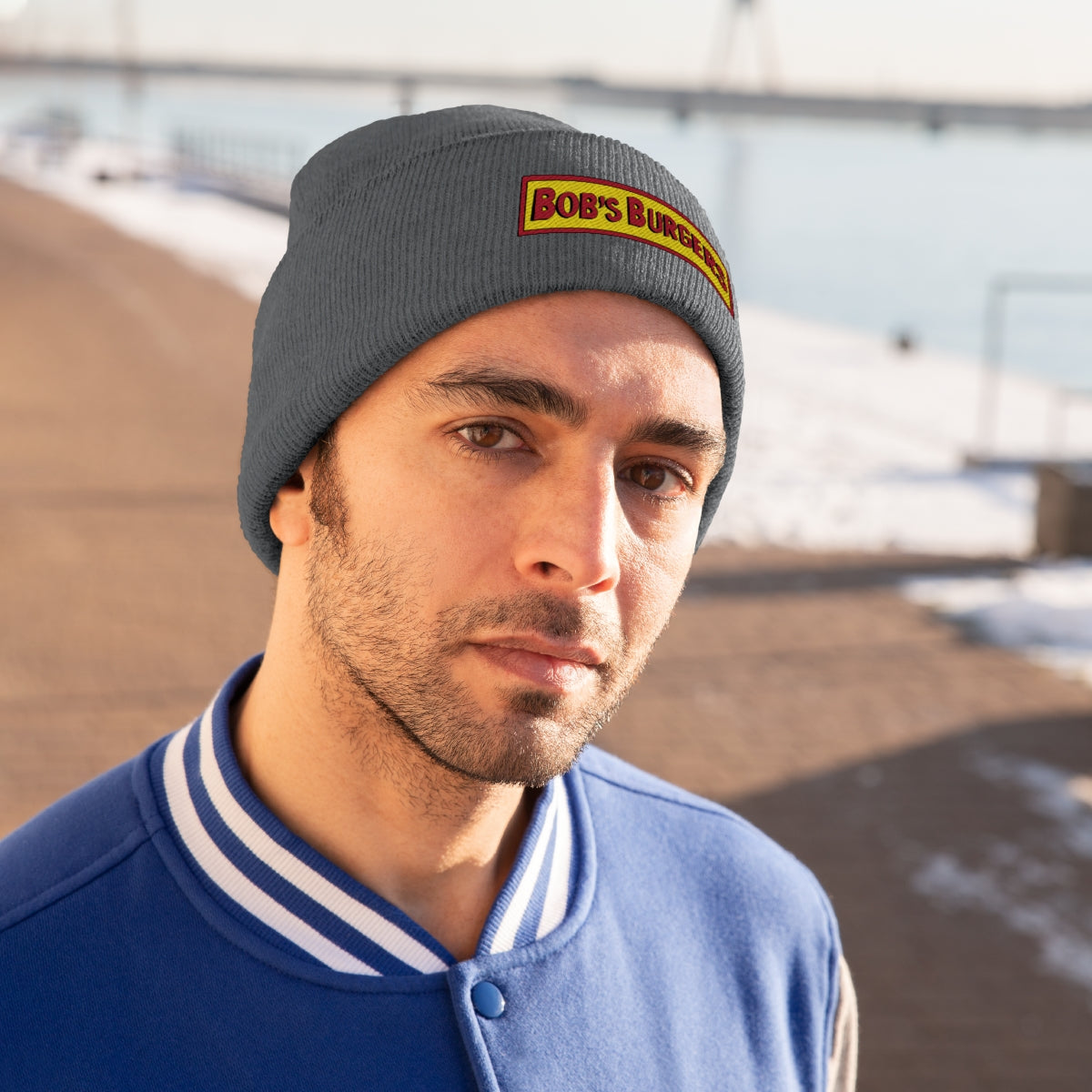 Bob's Burgers Embroidered Beanie - Just Like Bob Bob's Burgers