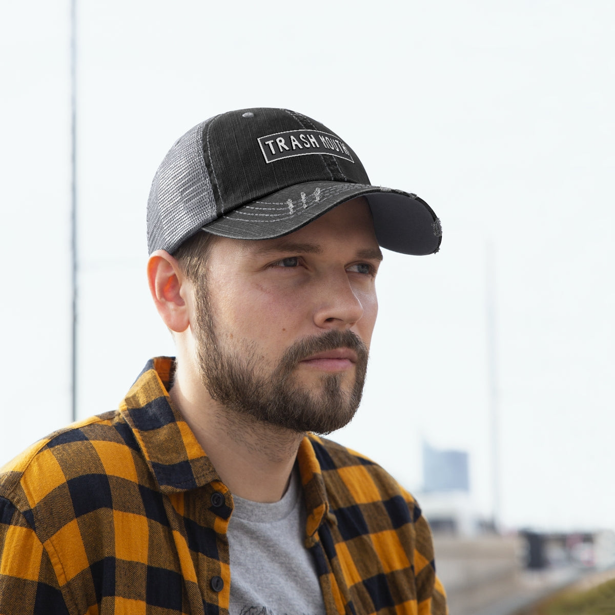 Trash Mouth Embroidered Trucker Hat - Just Like Bob Bob's Burgers