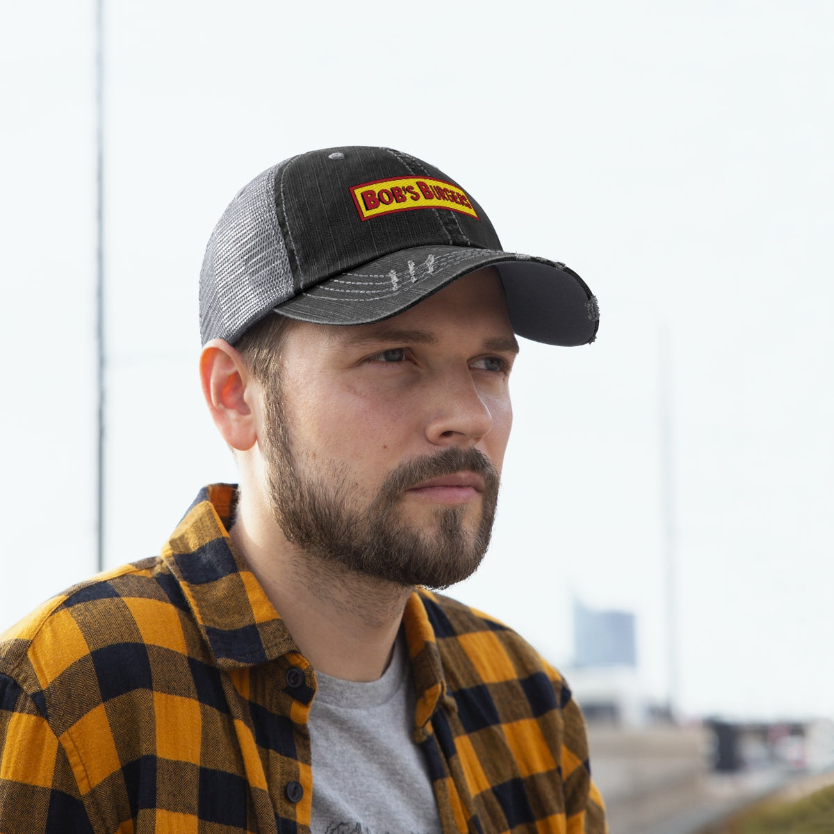 Bob's Burgers Embroidered Trucker Hat - Just Like Bob Bob's Burgers