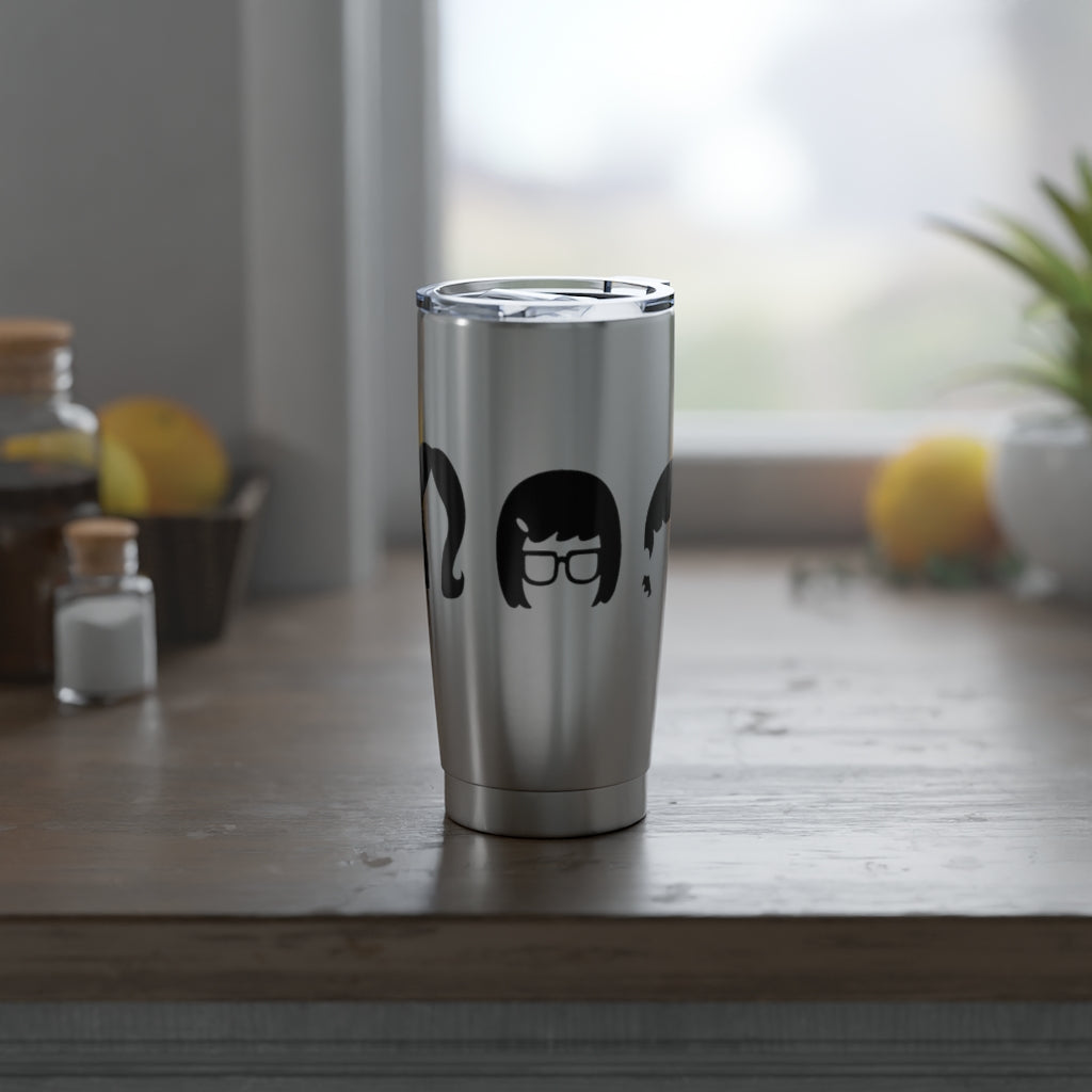 Bob's Burgers 20oz Tumbler Black - Just Like Bob Bob's Burgers