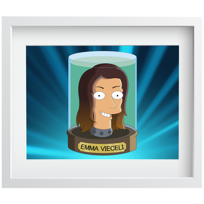 Personalized Just Like Futurama Character Portrait - Just Like Bob Bob's Burgers