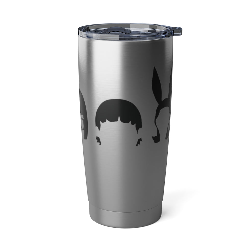 Bob's Burgers 20oz Tumbler Black - Just Like Bob Bob's Burgers