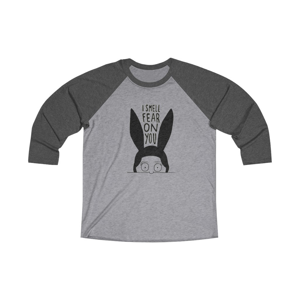 I Smell Fear Unisex Raglan Tee - Just Like Bob Bob's Burgers