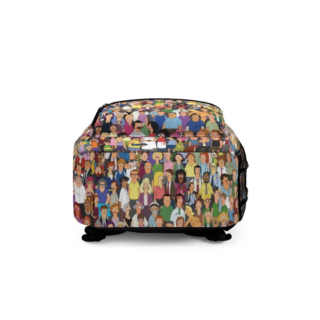 All Bob's Burgers Backpack - Bob's Burgers - Just Like Bob Bob's Burgers