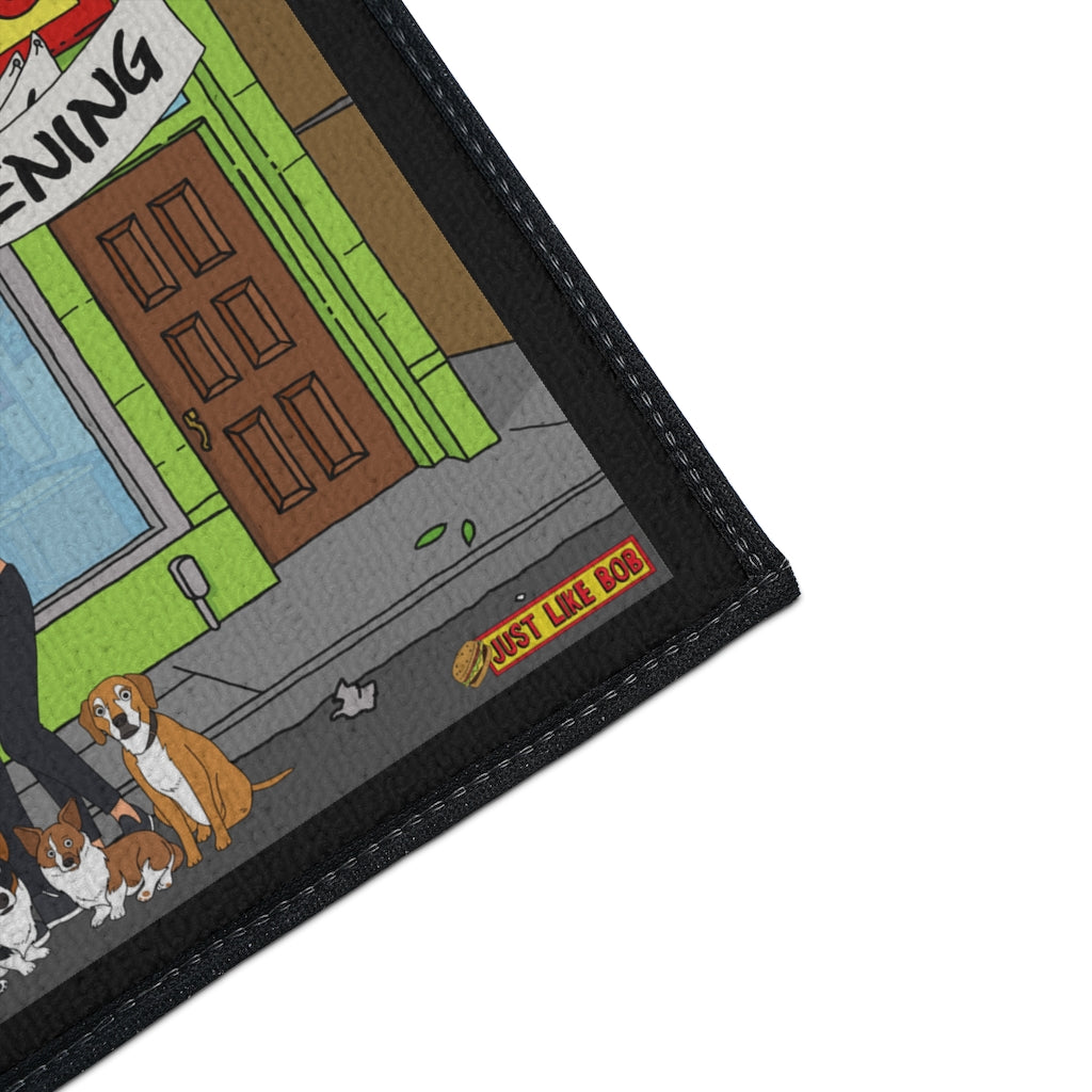Personalized Heavy Duty Floor Mat - Just Like Bob Bob's Burgers