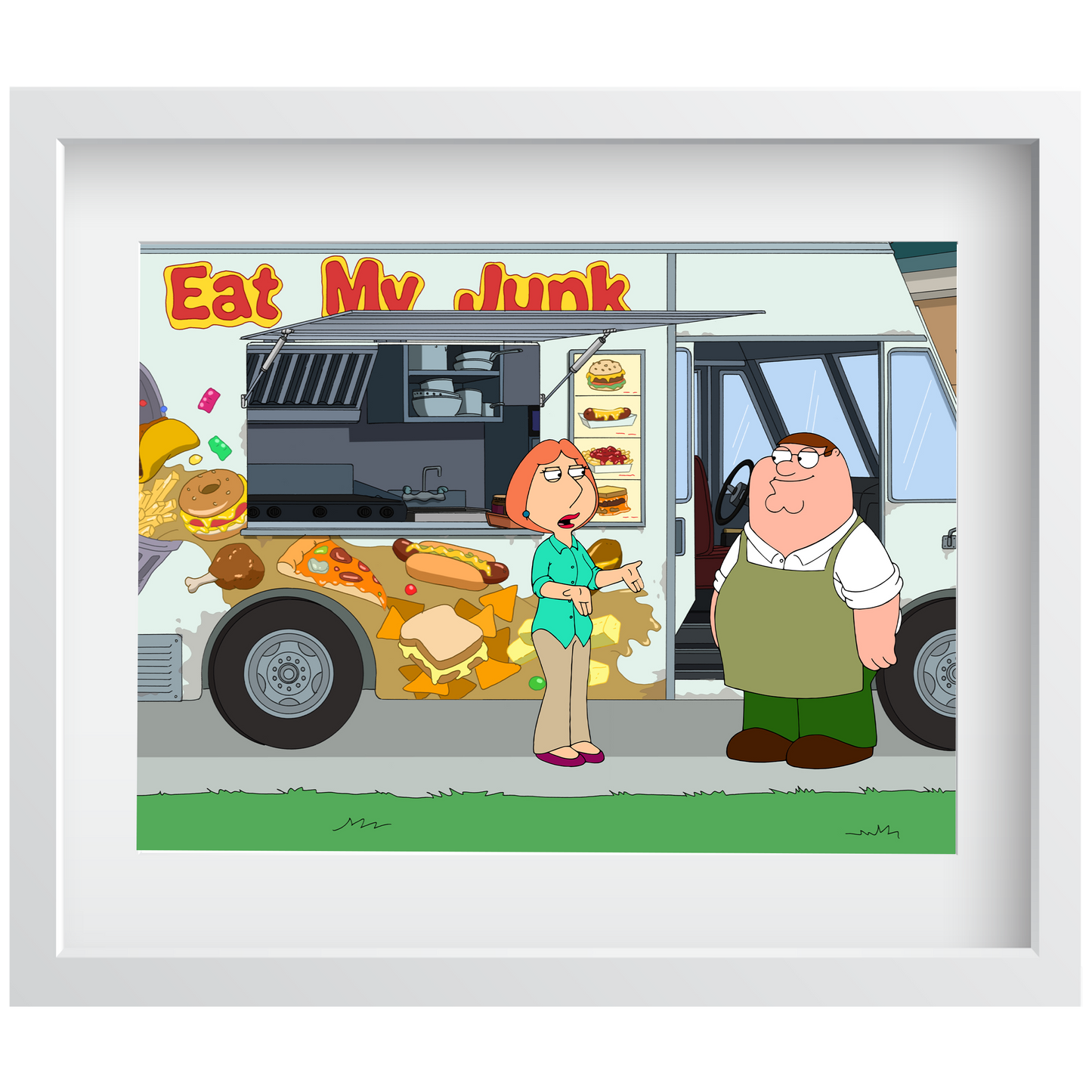 Personalized Just Like Family Guy Character Portrait - Just Like Bob Bob's Burgers
