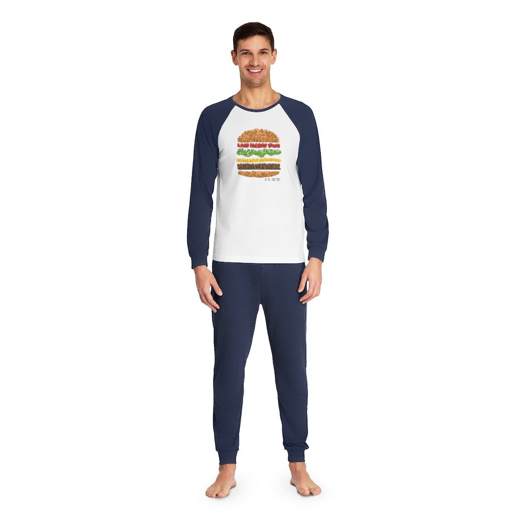 Men's Burger Pajama Set - Just Like Bob Bob's Burgers