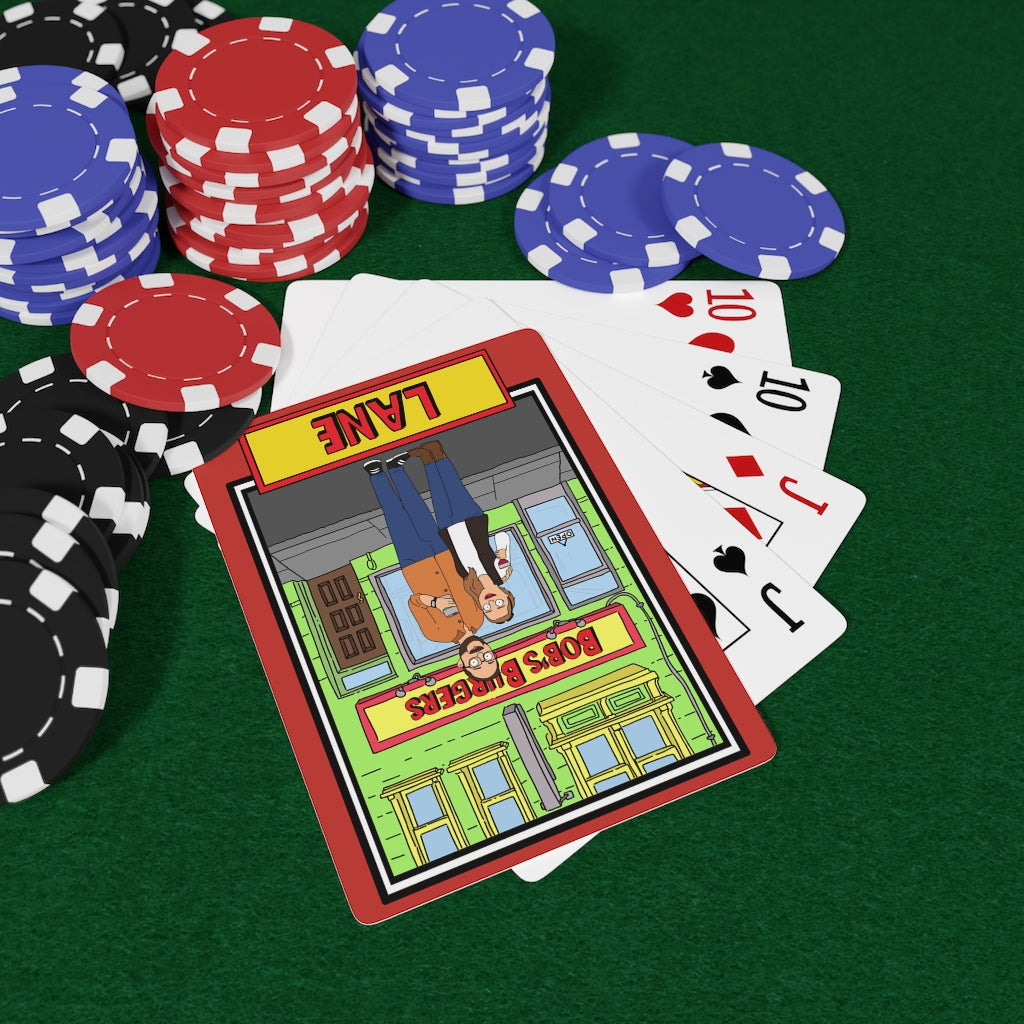 Personalized Poker Playing Cards - Just Like Bob Bob's Burgers