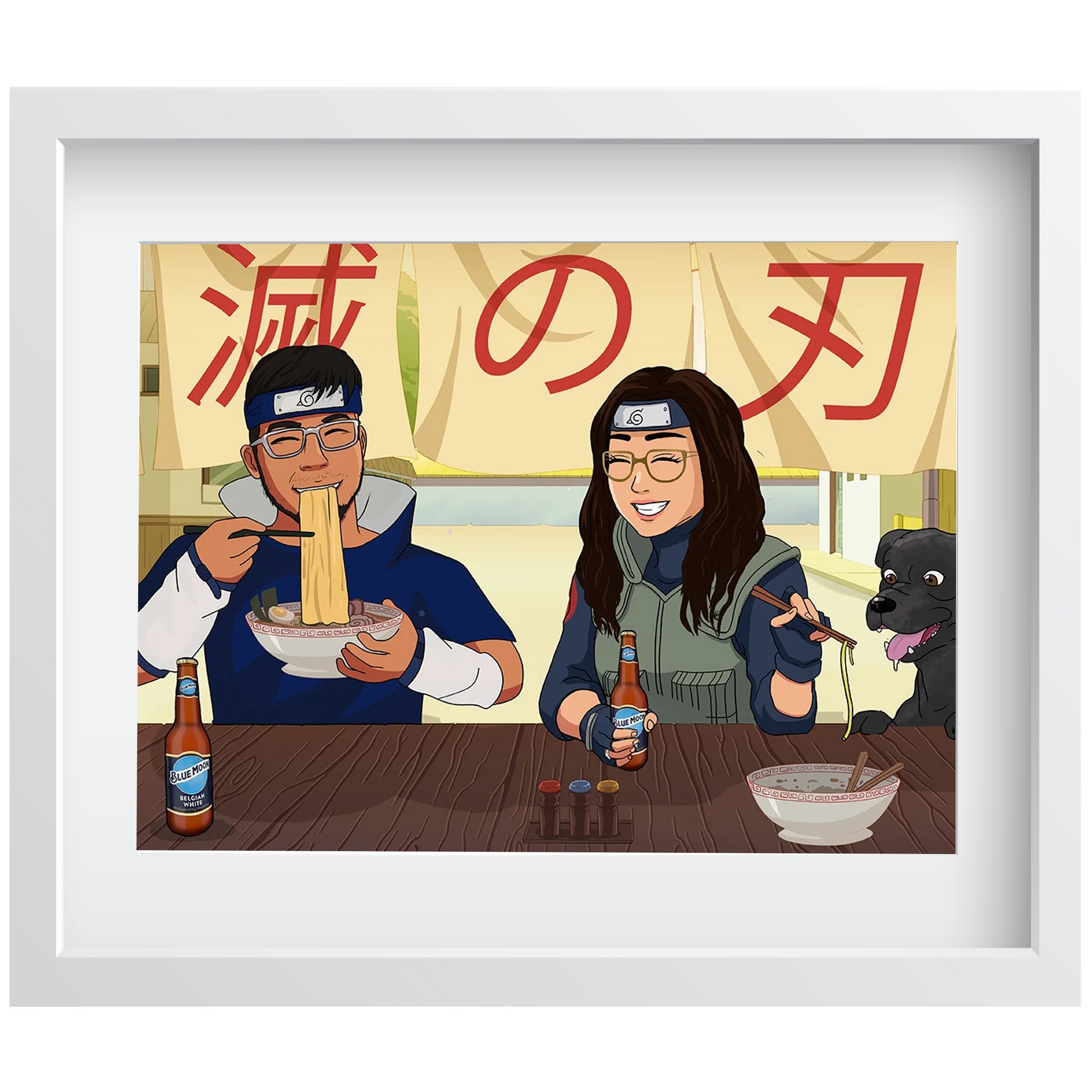 Personalized Just Like Anime Character Portrait - Just Like Bob Bob's Burgers